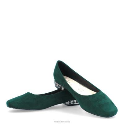 Menbur mujer estela 204L3390 zapato casual elegante verde