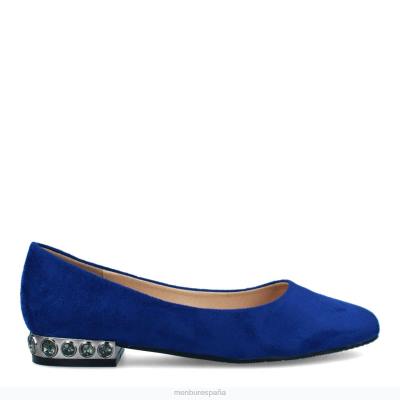 Menbur mujer estela 204L3391 zapato casual elegante azul medio