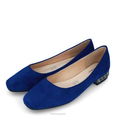 Menbur mujer estela 204L3391 zapato casual elegante azul medio