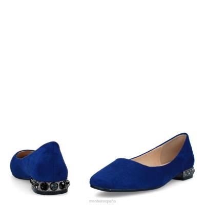 Menbur mujer estela 204L3391 zapato casual elegante azul medio