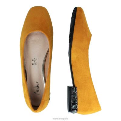 Menbur mujer estela 204L3392 zapato casual elegante amarillo