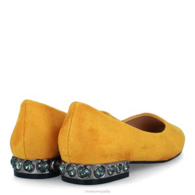 Menbur mujer estela 204L3392 zapato casual elegante amarillo