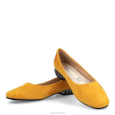 Menbur mujer estela 204L3392 zapato casual elegante amarillo