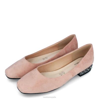 Menbur mujer estela 204L398 zapato casual elegante maquillaje rosa