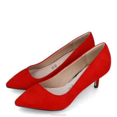 Menbur mujer estelvio 204L392 zapato casual elegante rojo