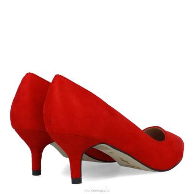 Menbur mujer estelvio 204L392 zapato casual elegante rojo