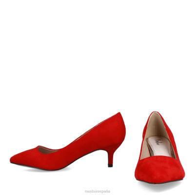 Menbur mujer estelvio 204L392 zapato casual elegante rojo