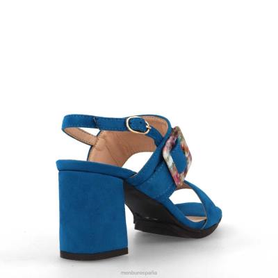 Menbur mujer fiastra 204L3244 zapato casual elegante azul medio