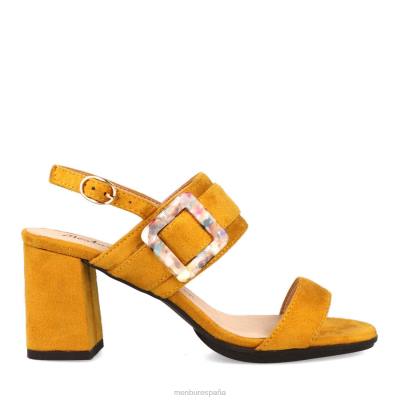 Menbur mujer fiastra 204L326 zapato casual elegante amarillo