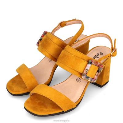 Menbur mujer fiastra 204L326 zapato casual elegante amarillo