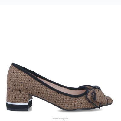 Menbur mujer fitalia 204L414 zapato casual elegante marrón