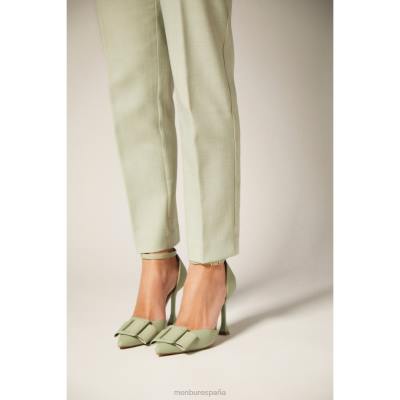 Menbur mujer fornácico 204L2989 zapato casual elegante verde