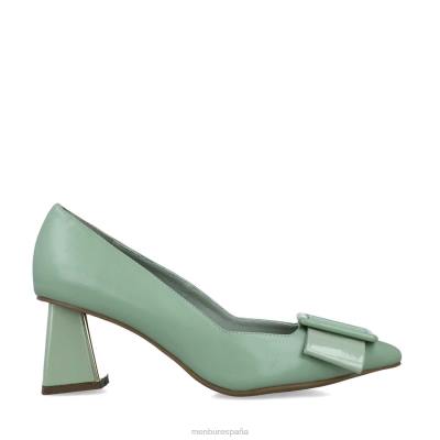 Menbur mujer fornácico 204L3029 zapato casual elegante verde