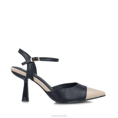 Menbur mujer hidri 204L459 zapato casual elegante negro