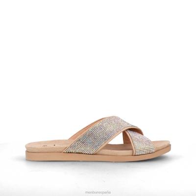 Menbur mujer horno 204L291 zapato casual elegante beige