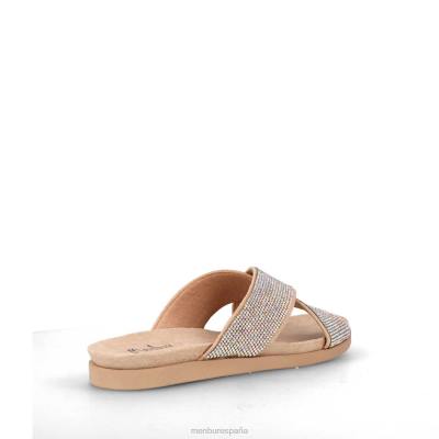 Menbur mujer horno 204L291 zapato casual elegante beige