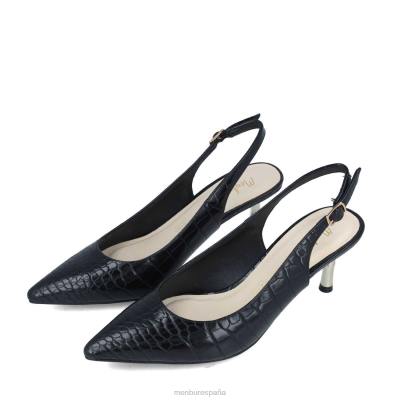 Menbur mujer lacerta 204L188 zapato casual elegante negro