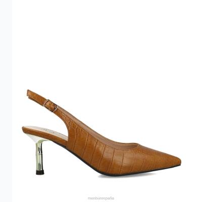 Menbur mujer lacerta 204L2977 zapato casual elegante marrón