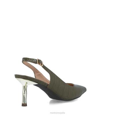 Menbur mujer lacerta 204L2979 zapato casual elegante verde