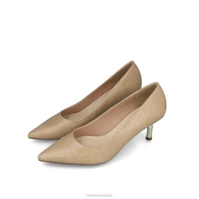 Menbur mujer lacerta 204L2984 zapato casual elegante beige