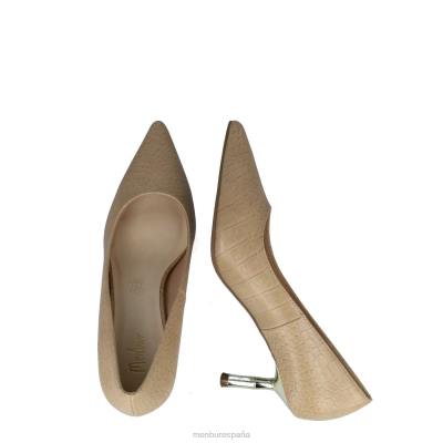 Menbur mujer lacerta 204L2984 zapato casual elegante beige