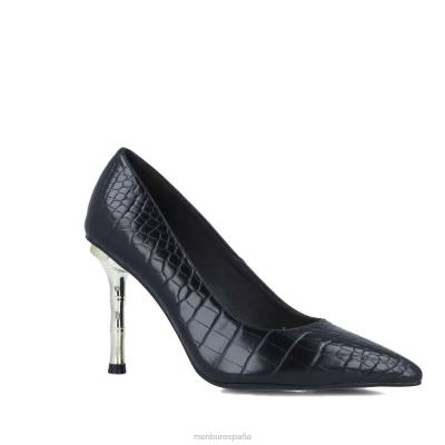 Menbur mujer lacerta 204L2985 zapato casual elegante negro