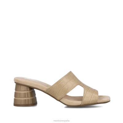 Menbur mujer lacerta 204L2993 zapato casual elegante beige