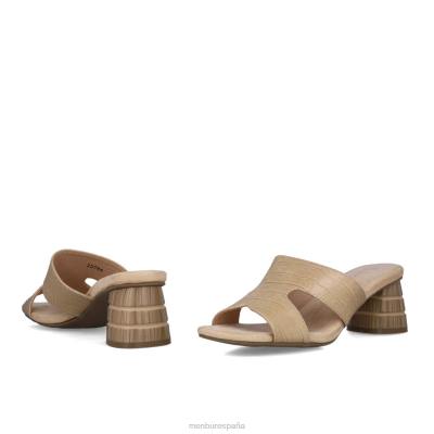 Menbur mujer lacerta 204L2993 zapato casual elegante beige