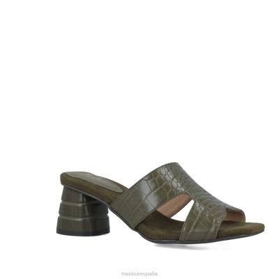 Menbur mujer lacerta 204L2994 zapato casual elegante verde