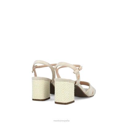 Menbur mujer ligadura 204L264 zapato casual elegante beige