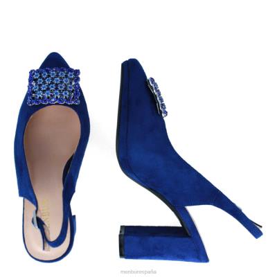 Menbur mujer lucana 204L302 zapato casual elegante azul medio