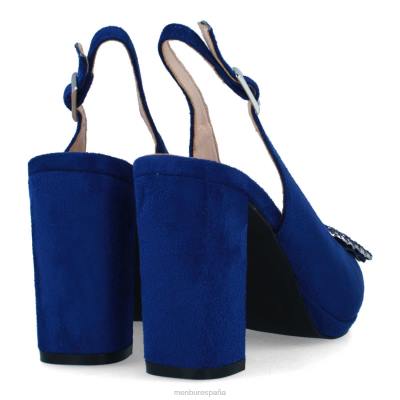 Menbur mujer lucana 204L302 zapato casual elegante azul medio