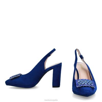 Menbur mujer lucana 204L302 zapato casual elegante azul medio