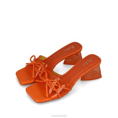 Menbur mujer lupus 204L443 zapato casual elegante naranja