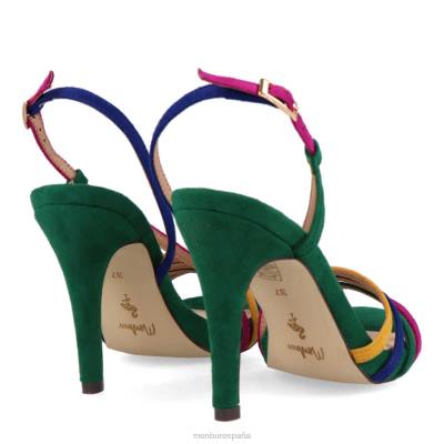 Menbur mujer mirlo 204L537 zapato casual elegante verde