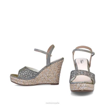 Menbur mujer molinillo 204L295 zapato casual elegante gris