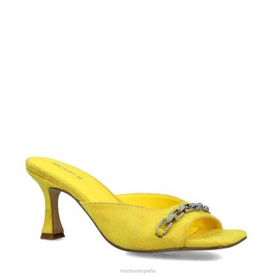 Menbur mujer monoceros 204L2958 zapato casual elegante amarillo