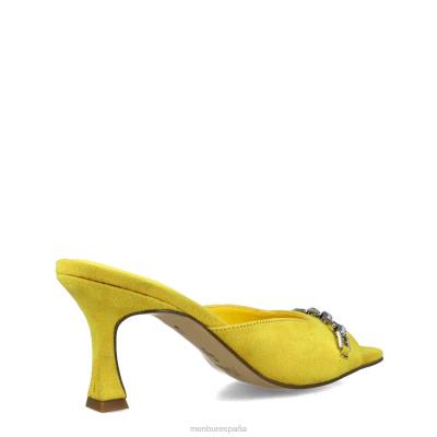 Menbur mujer monoceros 204L2958 zapato casual elegante amarillo