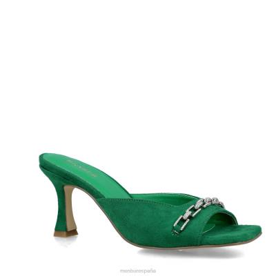 Menbur mujer monoceros 204L2960 zapato casual elegante verde