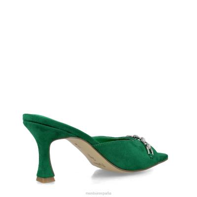 Menbur mujer monoceros 204L2960 zapato casual elegante verde