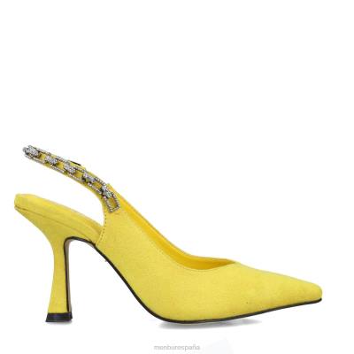 Menbur mujer monoceros 204L3419 zapato casual elegante amarillo