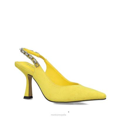 Menbur mujer monoceros 204L3419 zapato casual elegante amarillo