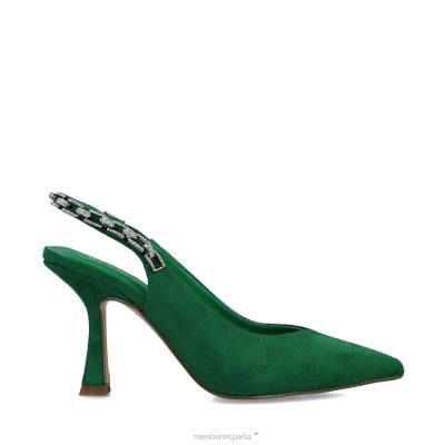 Menbur mujer monoceros 204L3421 zapato casual elegante verde