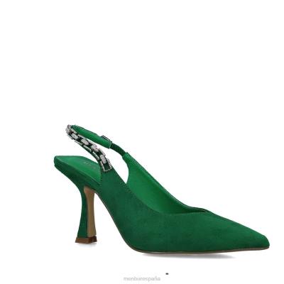 Menbur mujer monoceros 204L3421 zapato casual elegante verde