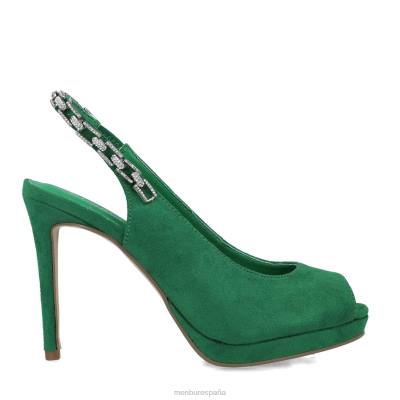 Menbur mujer monoceros 204L3423 zapato casual elegante verde