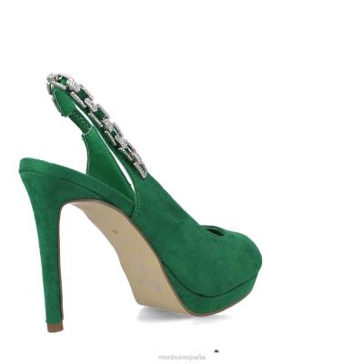 Menbur mujer monoceros 204L3423 zapato casual elegante verde