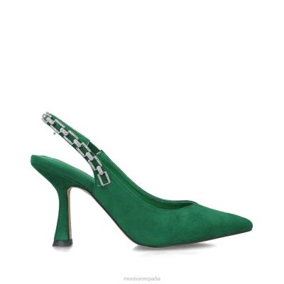 Menbur mujer monoceros 204L422 zapato casual elegante verde