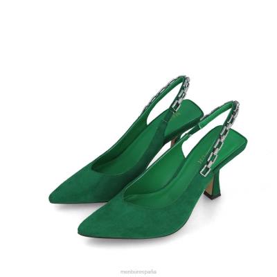 Menbur mujer monoceros 204L422 zapato casual elegante verde