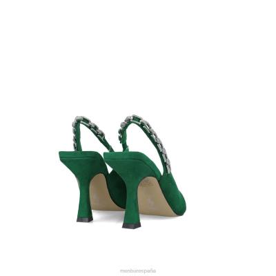 Menbur mujer monoceros 204L422 zapato casual elegante verde