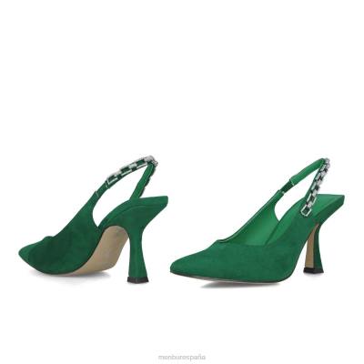 Menbur mujer monoceros 204L422 zapato casual elegante verde